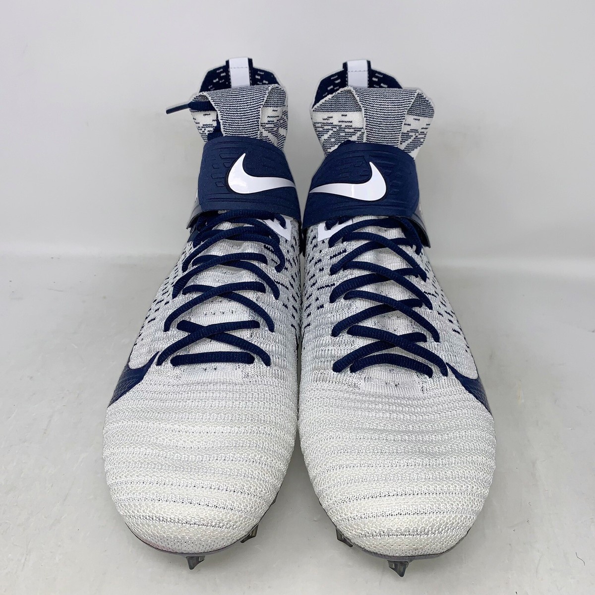 Nike Alpha Menace Elite 2 Navy White Football Cleats, Size 11 BNIB