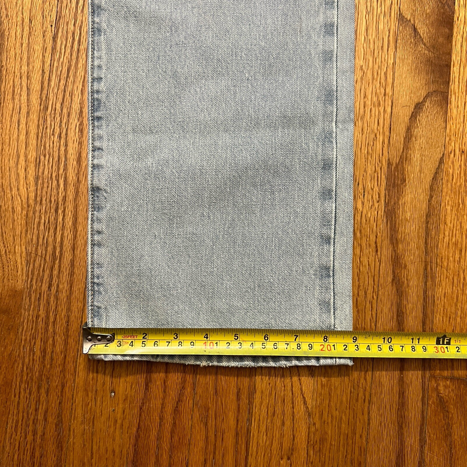 Levi's® Premium 501® Original Fit Selvedge Light Wash Big "E" Men's Size 38x32 image 8