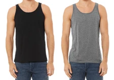 Men Cotton Sleeveless Tank Shirt Top A-Shirt Gym Exercise