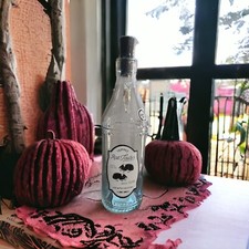 LED Light Up Witch Potion Rat Tails Glass Bottle with ON/OFF Switch Cork Cap