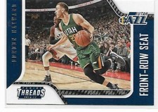 2016-17 Panini Threads Front-Row Seat #29 Gordon Hayward NM-MT Jazz