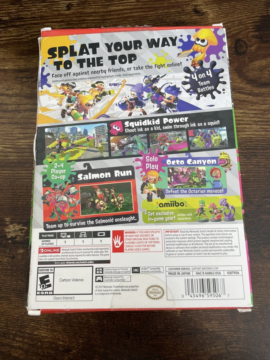 Nintendo Splatoon 2 Starter Pack Nintendo Switch Video Game Nintendo Splatoon 2 Starter Pack Nintendo Switch Video Game
