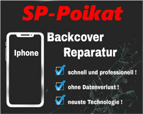 iPhone Backcover, Display, Akku Reparatur Tausch Rückglas ✔️