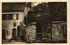 Old postcard Rothenburg-Stadtkirchner apartment GERMANY (944204)