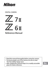 NIKON Z6ii z7ii MARK 2 PRINTED INSTRUCTION MANUAL 852 PAGES FREE POSTAGE