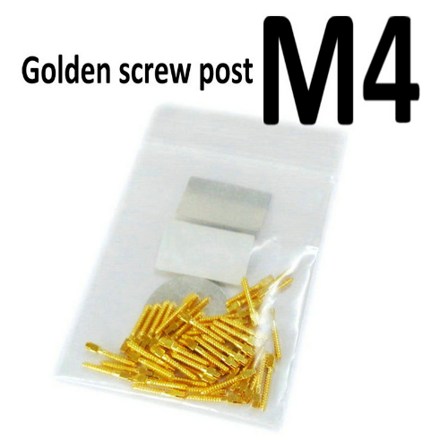 30 Pcs Dental Screw Post 24K Gold Plated Conical Refills S/M/L/XL Root Canal Pin - Picture 5 of 24