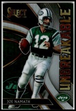 2020 Panini Select #U2 Joe Namath Unbreakable Prizm