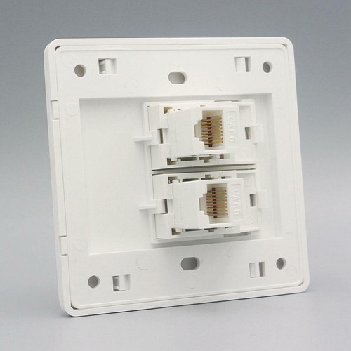 Wall Socket Plate Network Ethernet Outlet Panel Faceplate3 C7W4 F5U2 - Afbeelding 8 van 15