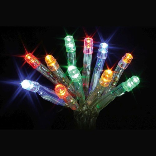 20 luces LED de Navidad de un solo color, luces de copo de nieve, luz de pan de jengibre - Imagen 9 de 62