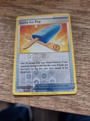Pokémon TCG Lucky Ice Pop Evolving Skies 150/203 Reverse Holo Uncommon Pack Fres