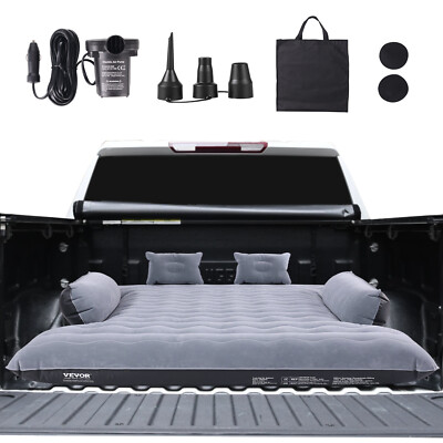 Truck Bed Car Air Mattress 6-6.5ft Full-Size Inflatable Universal Bed with Pump
