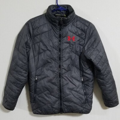 Under Armour Boys Medium Black Winter Jacket Coat