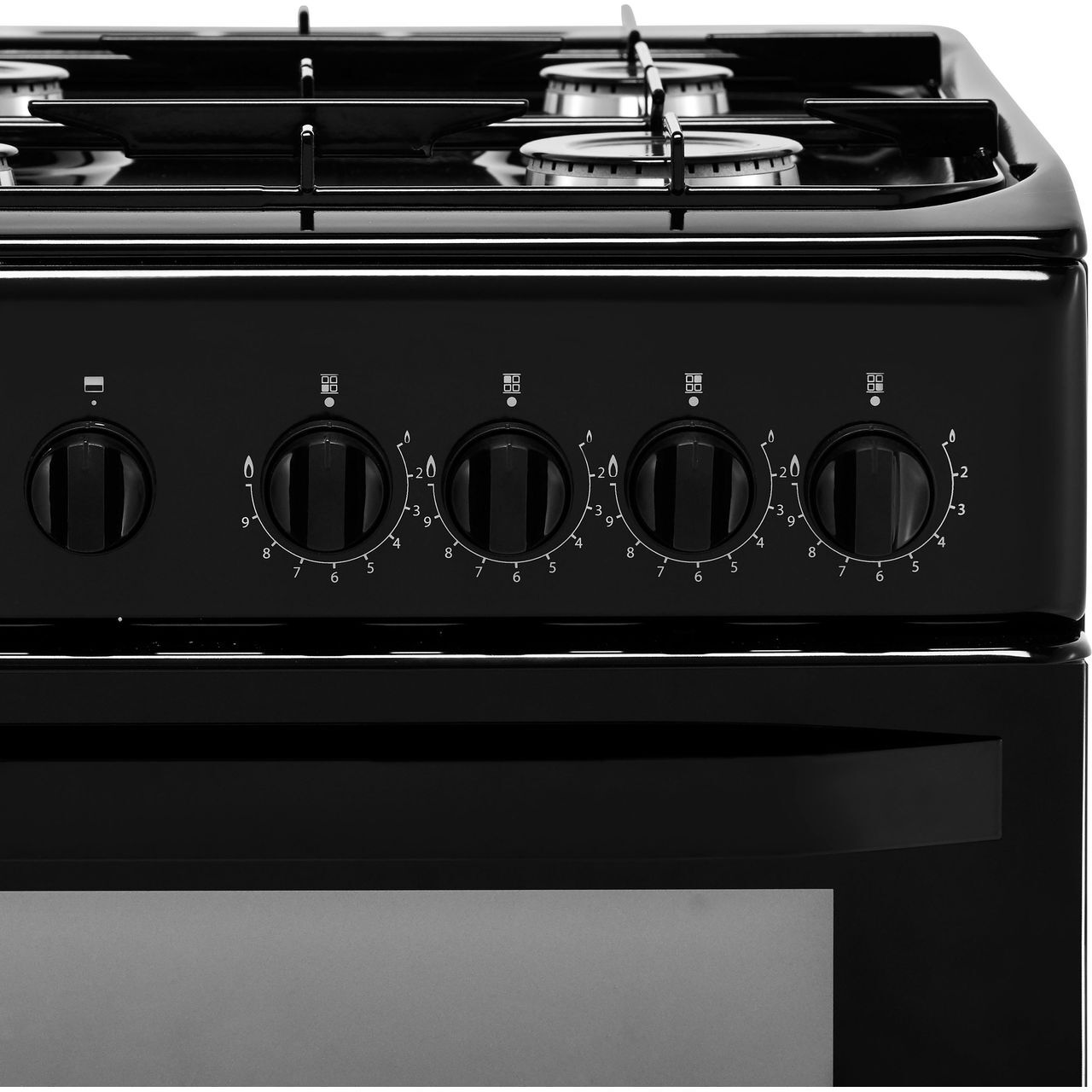 Hotpoint HD5G00KCB Cloe A Gas Cooker with Gas Hob 50cm Free Standing Black New eBay