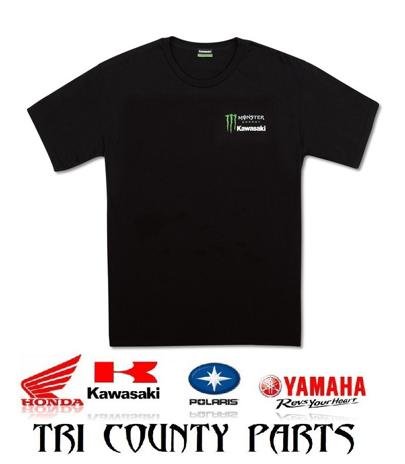Monster Energy Kawasaki Short Sleeve T-Shirt | eBay
