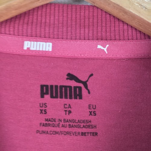 Puma womens t shirt size XS pink short sleeve crew neck cotton 093852 - Picture 3 of 8