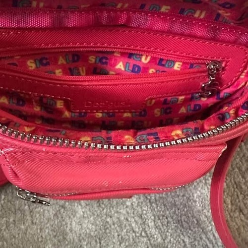 Desigual Red Waist Bag Women's Colorama Reno Fanny Bag Women Waist Pouch - Bild 3 von 7