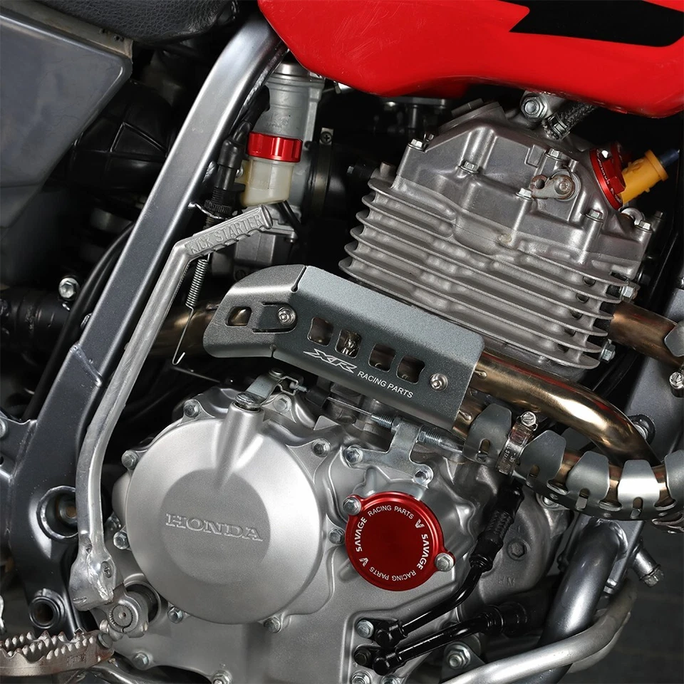 排气消声器管隔热罩鞋跟保护适用于 96-04 HONDA XR250R XR400R — 第 2/4 张图片