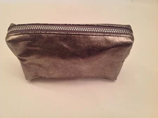 bareMinerals Gunmetal Zippered Cosmetics/Makeup/Clutch Bag - NEW