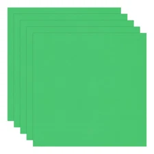 5Pcs 5mm Corrugated Plastic Sheets, 16 x 16 Inch Corrugated Poster Board Green