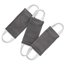 Baby Door Latch Cover Closer - Nursery Door Silencer 4" x 2" Pack of 3 Grey