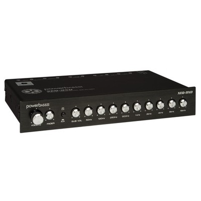 PowerBass XEQ-9XO - 1/2 Din 9 Band PreAmplifier / Equalizer