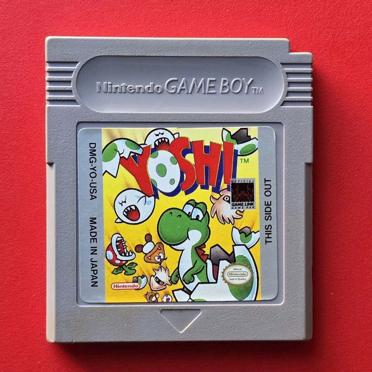 Yoshi Game Boy Original Nintendo GB Authentic Cleaned Tested Yoshi Game Boy Original Nintendo GB Authentic Cleaned Tested