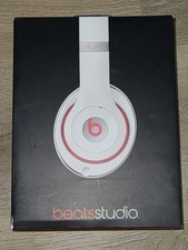 Beats by Dr. Dre Studio Wired Over The Ear Headphones - White