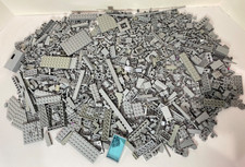 Lot Of 2 Pounds Lbs Of Lego Random Light Gray Parts Pieces Bricks