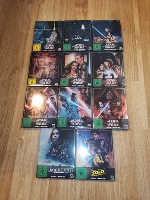 Star Wars Episode 1-9 + Rogue One & Solo - Steelbook - OVP