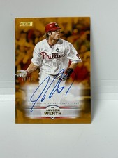 2025 TOPPS STADIUM CLUB JAYSON WERTH GOLD ON CARD AUTOGRAPH AUTO /50 PHILLIES