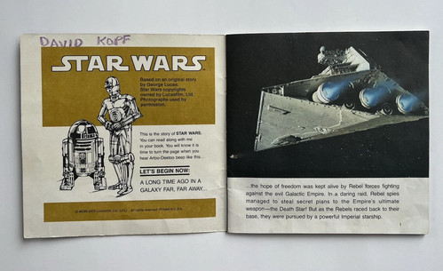 Star Wars Read Along Books & Records - Lot Of 4 - Imagen 11 de 12