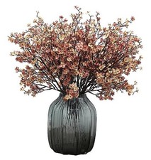 Babys Breath Silk Artificial Flowers 6 Bundle European 6 Bundles Beige Brown