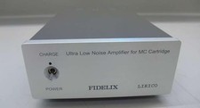 FIDELIX LIRICO Ultra Low Noise Amplifier MC W/ Battery Works Tested OM04 1.5
