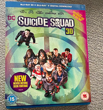 Suicide Squad Blu-ray 3D Extended Edition 15 Warner Bros Digital Download Subs
