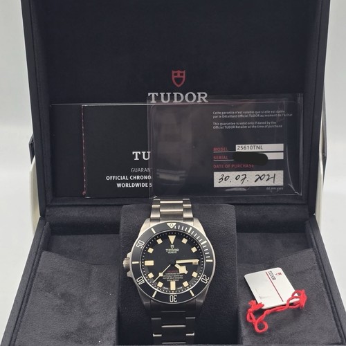 PAPERS 2021 Tudor Pelagos LHD 25610TNL 42mm Black Dial Titaniu...