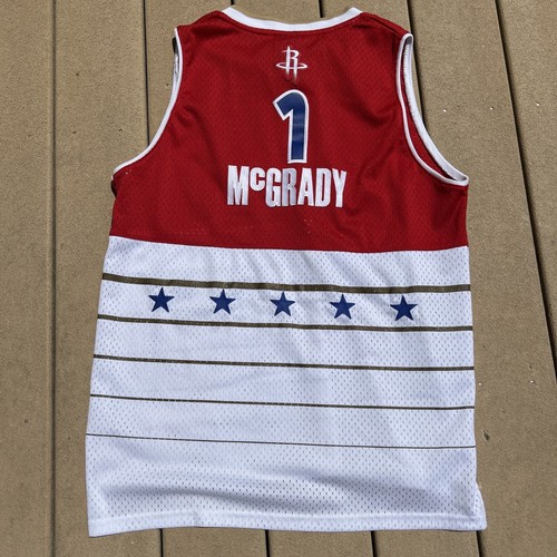 Vintage Reebok 2006 NBA ALL STAR TRACY MCGRADY Jersey Houston Size Youth XL - Picture 5 of 5