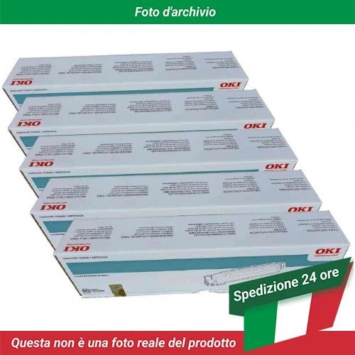 43837108 Oki ES3640a3/ES3640 Toner Black 5 Pack