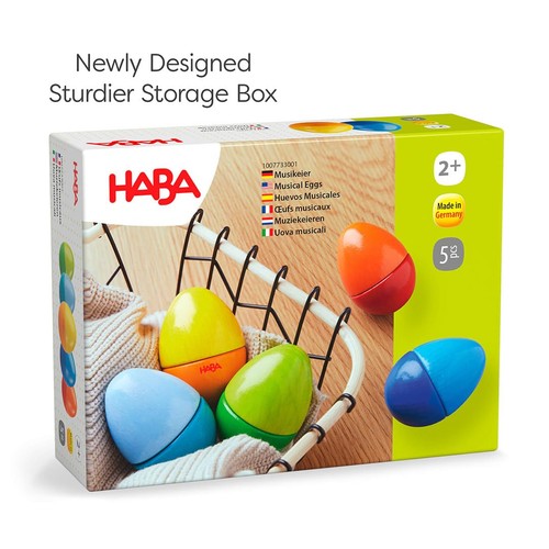 Fun with Sounds Wooden Eggs – Easter Basket Stuffers for Toddlers & Kids – 5 ... - Picture 8 of 8