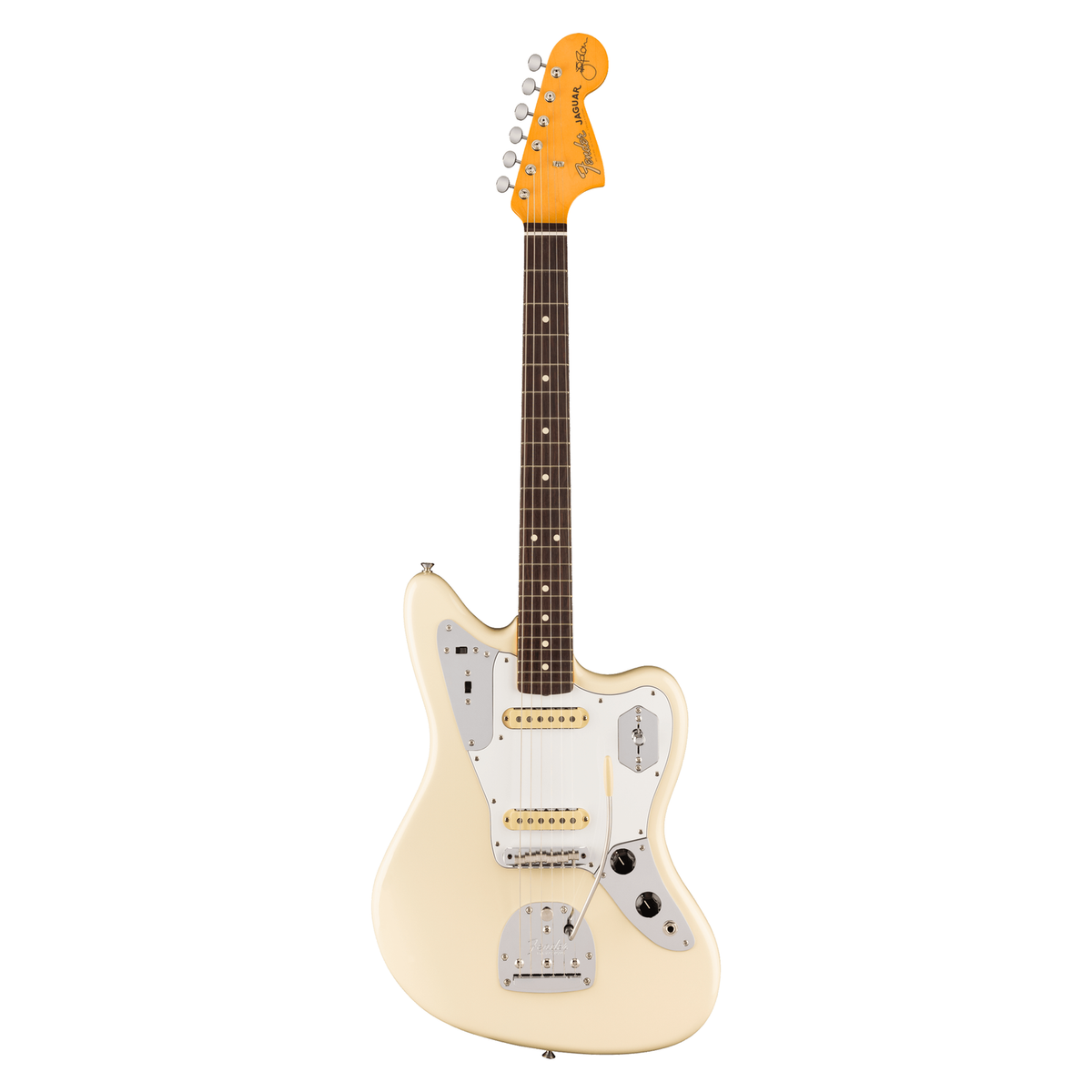 Fender Johnny Marr Jaguar - Olympic White w/ Rosewood FB | eBay