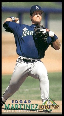 1994 Fleer Extra Bases #169 Edgar Martinez TALL BOY Seattle Mariners