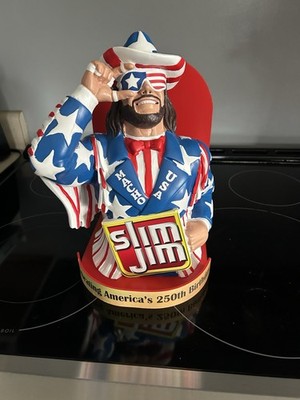 MACHO MAN RANDY SAVAGE SLIM JIM COLLECTABLE DISPLAY, No Box, Last 1,2026