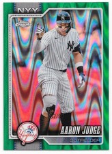2026 Topps Chrome Aaron Judge 32/99 Green Lava Refractor #100