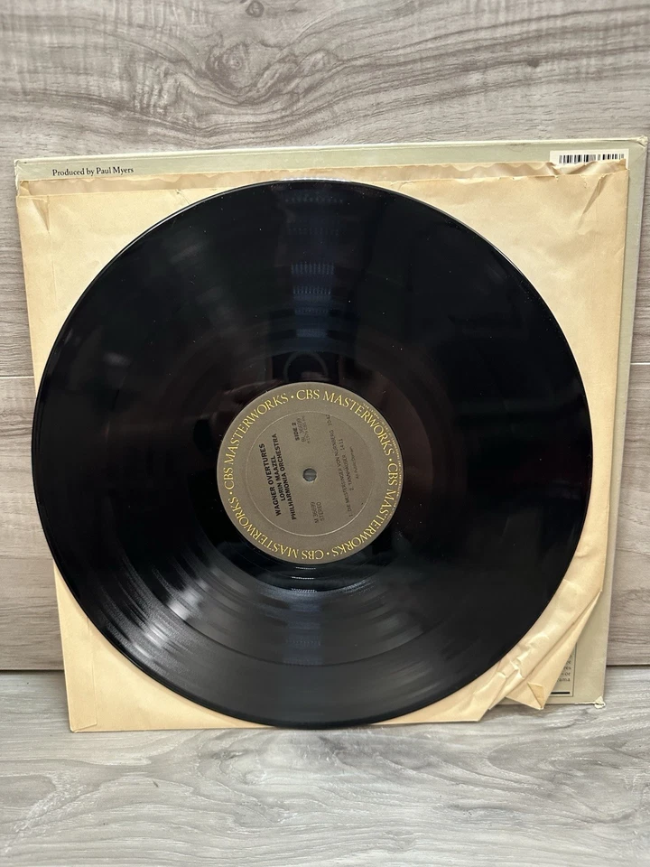 Wagner Overtures Lorin Maazel 1981 Record NM CBS Masterworks M 36699 Classical - Image 3 of 4