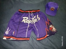 Toronto Raptors Mitchell &Ness Snapback and Replica shorts Size mens Large