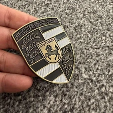 Porsche 992 Macan Panamera Taycan Turbo "Turbonite" Hood Crest Emblem