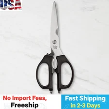 Shun DM7300 Multi-Purpose Shears - Black/Silver