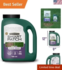 Smart Patch Dense Shade Mix 5 lb - Ideal Lawn Repair Seed for Shady Areas