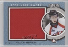 2014-15 ITG Heroes and Prospects Game Used Jersey Blue 32/60 Nicolas Meloche k4s