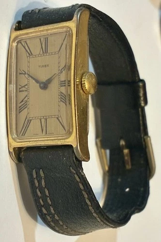 Timex Ladies Vintage Mechanical Roman Numeral Watch Overwound