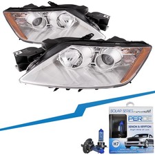 Perde Chrome Projector Headlight Set For 2007-2011 Mazda Cx-7 Halogen Models